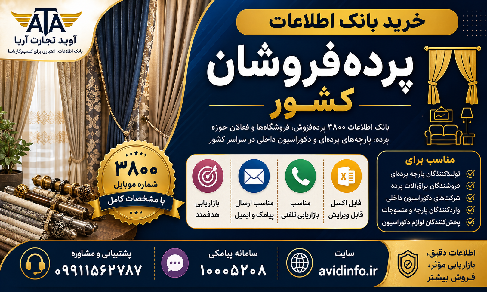 بانک اطلاعات پرده‌فروشان کشور؛ ۳۸۰۰ شماره موبایل با مشخصات کامل